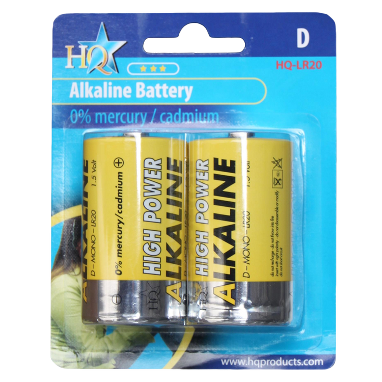 Foto van Batterij D Size Alkaline 1.5 V