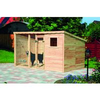 Hondenkennel | Hout | Zadeldak Promadino