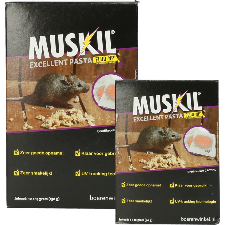 Foto van Muskil Excellent Pasta Muis (5x10g)