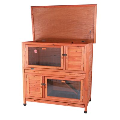 Foto van Trixie natura knaagdierhok met isolatie 2 verdiepingen