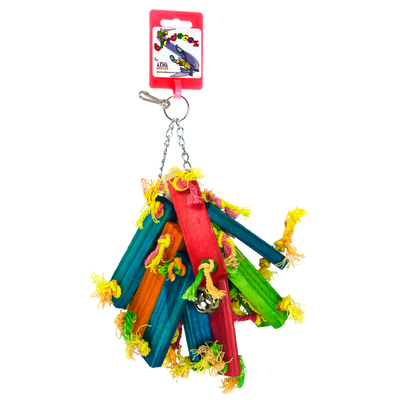 Foto van Birrdeeez Parakeet Toy Wood bunch of 21cm