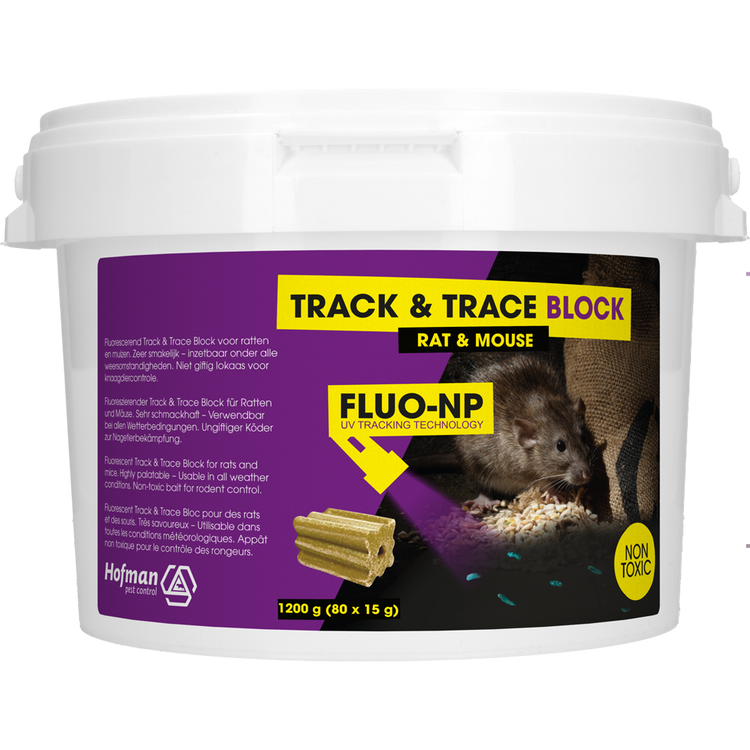 Foto van Track en Trace Block Fluo-NP (80x15g)