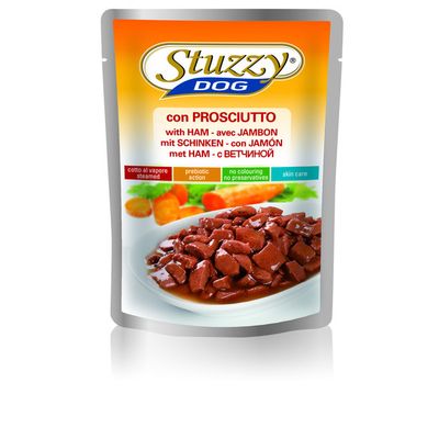 Foto van Stuzzy Pouch kalfsvlees/bonen in saus