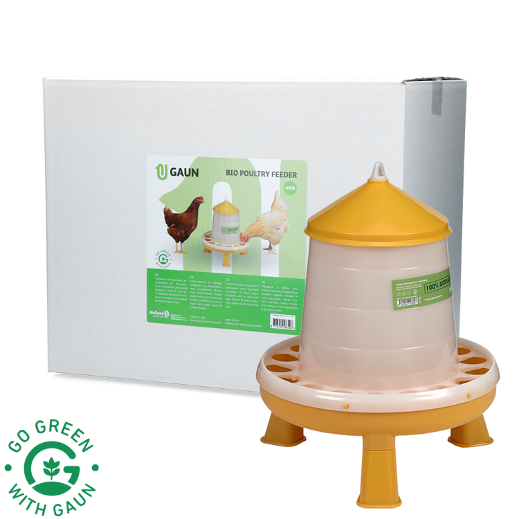 Foto van Pluimvee voertoren 4 kg Bio green lemon op pootjes