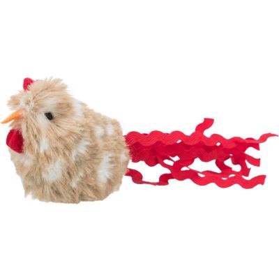 Foto van Trixie Haan met microchip pluche catnip - 4 stuks