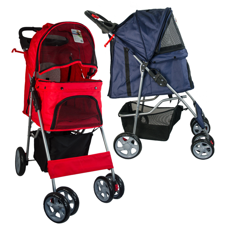 Foto van Pawise Pet Stroller Blue