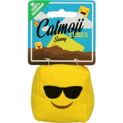 Foto van Emoji Cat Cube Sunny (met MadNip)
