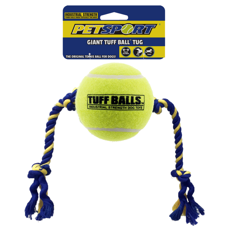 Foto van Giant Tuff Ball Tug 48cm. Rope 23cm