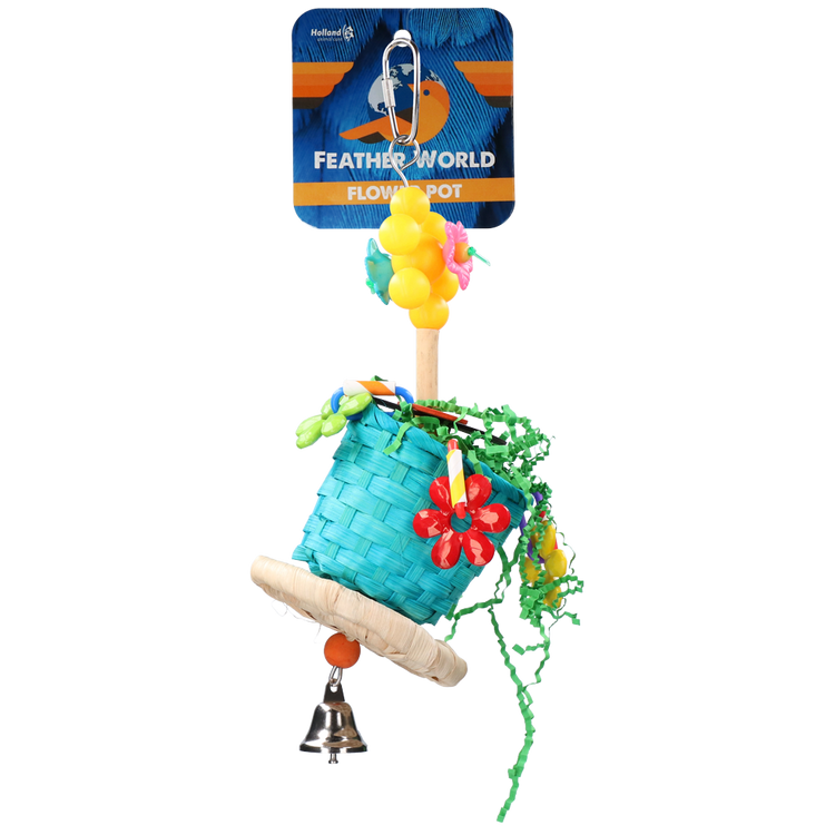 Foto van Feather World Flower pot