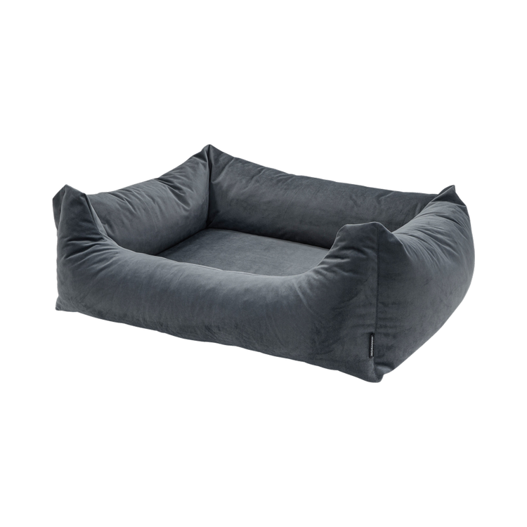 Foto van Madison Velours Dog Bed Grijs M