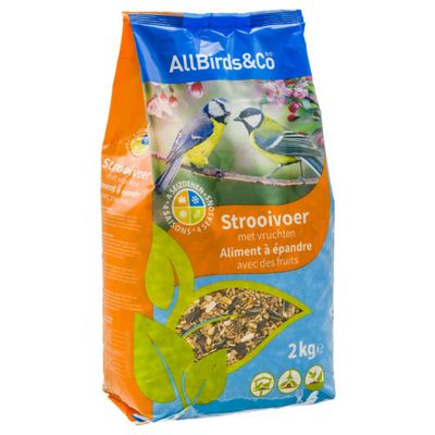 Foto van AllBirds&Co Strooivoer met vruchten