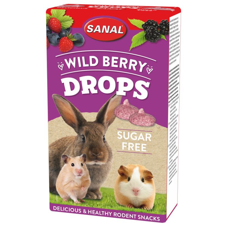 Sanal Wild Berry Drops Sugar Free Foto van Sanal Wild Berry Drops Sugar Free