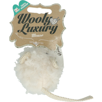 Wooly Luxury Muis Wit