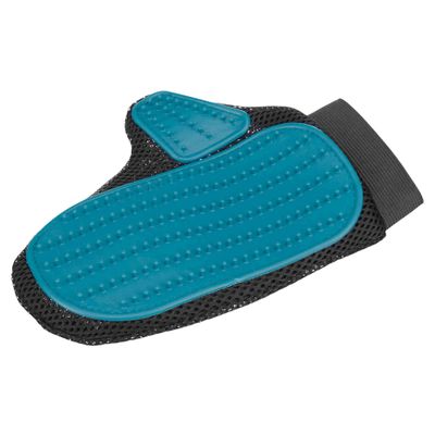 Foto van Trixie Vachtverzorgingshandschoen mesh-materiaal/TPR - 3 stuks