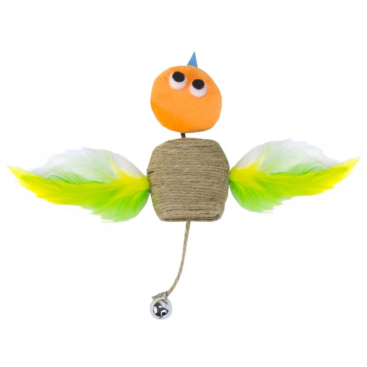 Foto van Crazy Cat Wacko oranje vol met Madnip