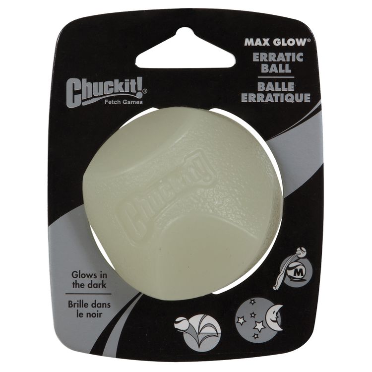 Foto van Chuckit Max Glow Erratic Ball M 6 cm