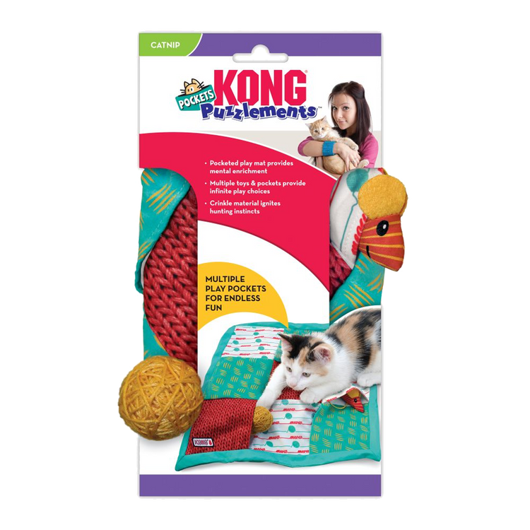 Foto van KONG Cat Puzzlements Pockets