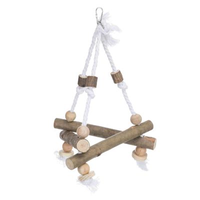 Foto van Trixie Schommel aan touw schorshout - 3 stuks