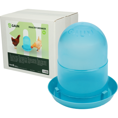 Foto van Pluimvee drinktoren 2 l blue