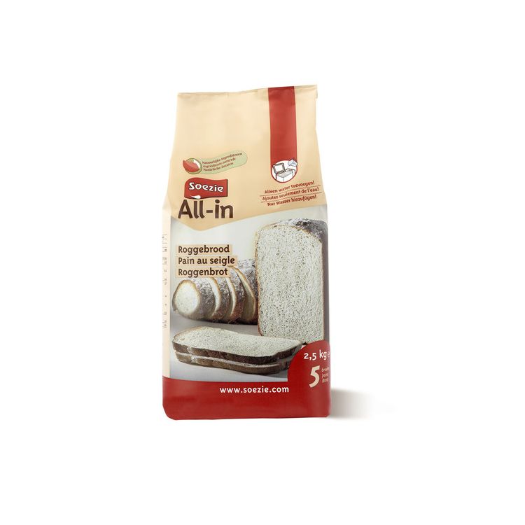 Soezie All-in roggebrood Foto van Soezie All-in roggebrood