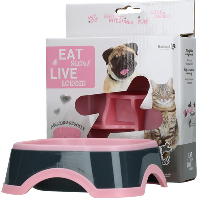 Foto van Eat Slow Live Longer Amaze Pinwheel Pink S