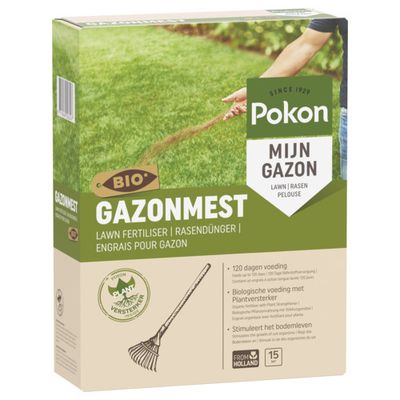 Pokon Bio Gazonmest Foto van Pokon Bio Gazonmest