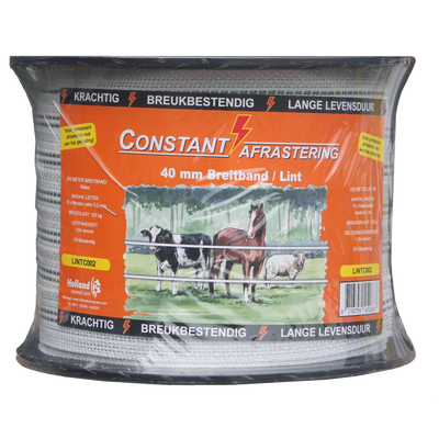 Foto van Lint Excellent Constant 200 m / 40 mm wit