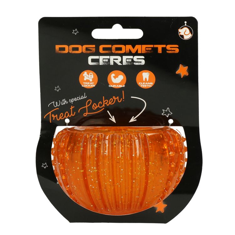 Foto van Dog Comets Ceres with Treat Locker Oranje