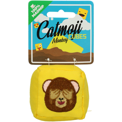 Foto van Emoji Cat Cube Monkey (met MadNip)