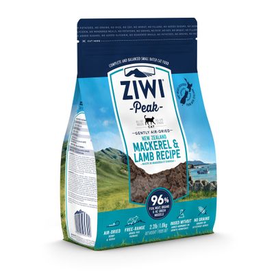 Foto van Ziwi PEAK CAT GENTLY AIR-DRIED Mackerel & Lamb 1 kg.
