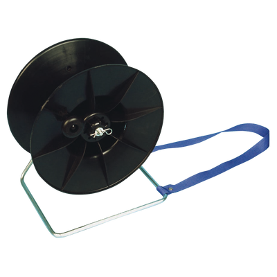 Foto van Haspel voor lint en draad met draagriem