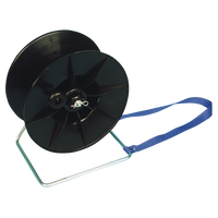 Haspel voor lint en draad met draagriem