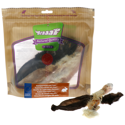 Foto van Braaaf Konijnenoren met haar