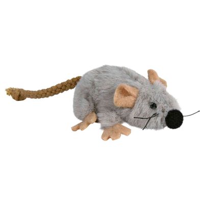 Trixie Muis pluche catnip - 4 stuks Foto van Trixie Muis pluche catnip - 4 stuks