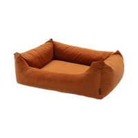 Madison Velours Dog Bed Oranje M