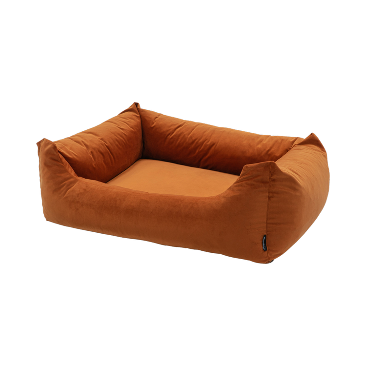 Foto van Madison Velours Dog Bed Oranje M