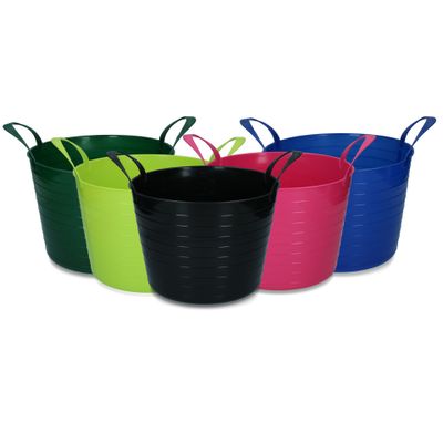 Foto van Emmer V-Trug Flexi Blauw 14 l