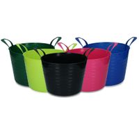 Emmer V-Trug Flexi Blauw 14 l