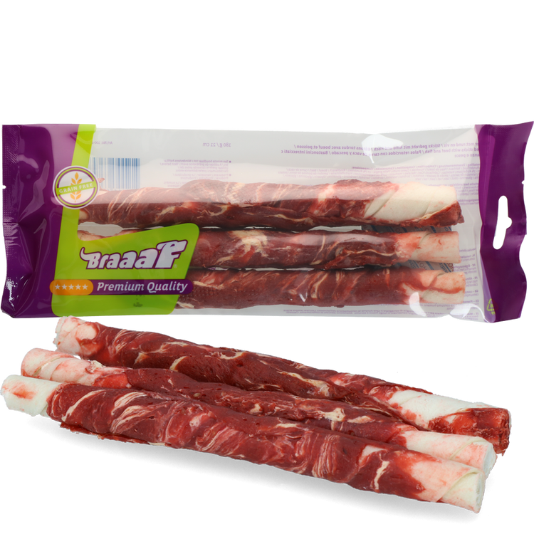 Foto van Braaaf Twister 21 cm beef and fish