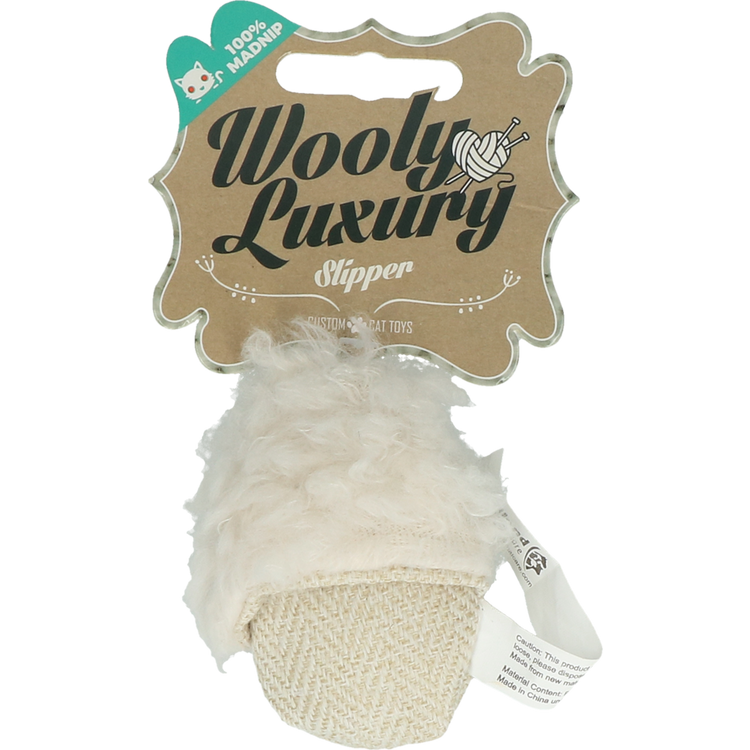 Foto van Wooly Luxury Slipper Wit