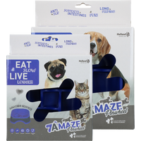 Eat Slow Live Longer Amaze Pinwheel Blue S