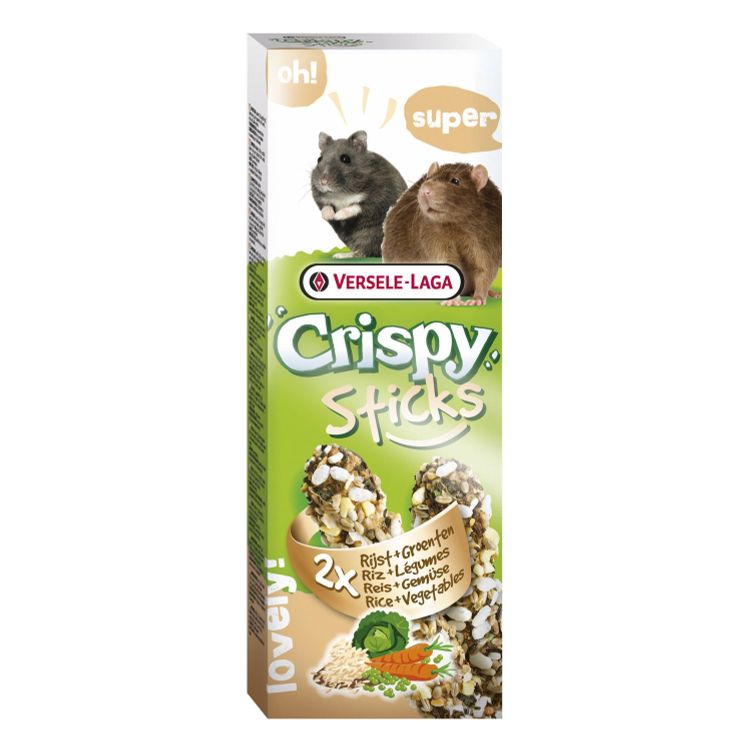 Foto van Versele-Laga Crispy Sticks hamster&rat groente