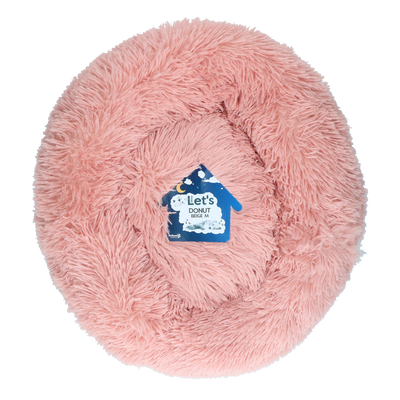 Foto van Let&#039;s Sleep Donut 50 cm Beige Roze