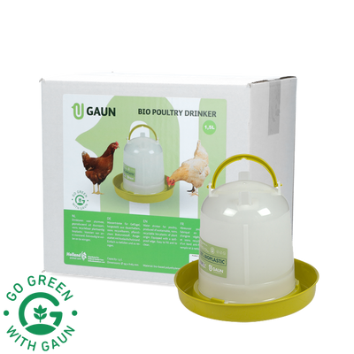 Foto van Pluimvee drinktoren 10 l Bio green lemon