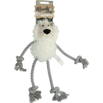 Foto van Wooly Luxury Ropy Leeuw Wit