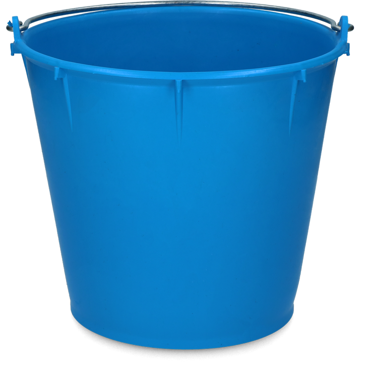 Foto van Emmer 7 l met beugel koningsblauw