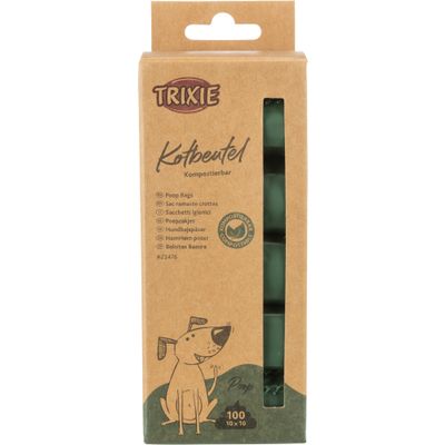 Foto van Trixie Hondenpoepzakjes composteerbaar - 4 stuks