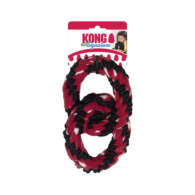 Foto van KONG Signature Rope Double Ring Tug