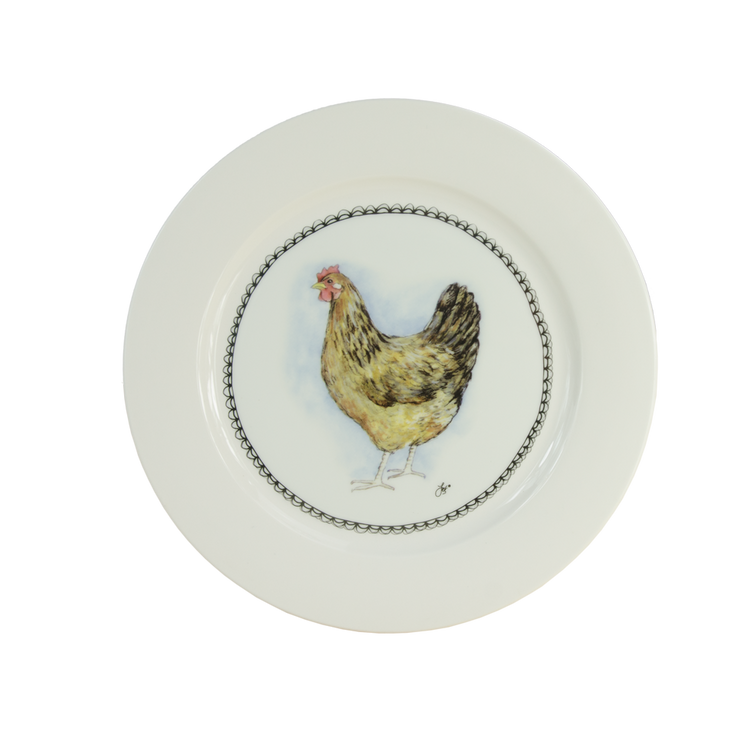 Foto van Boerenwinkel Ontbijtbord 21cm Hen
