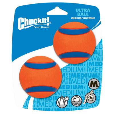 Foto van Chuckit Ultra Ball M 6 cm 2 Pack